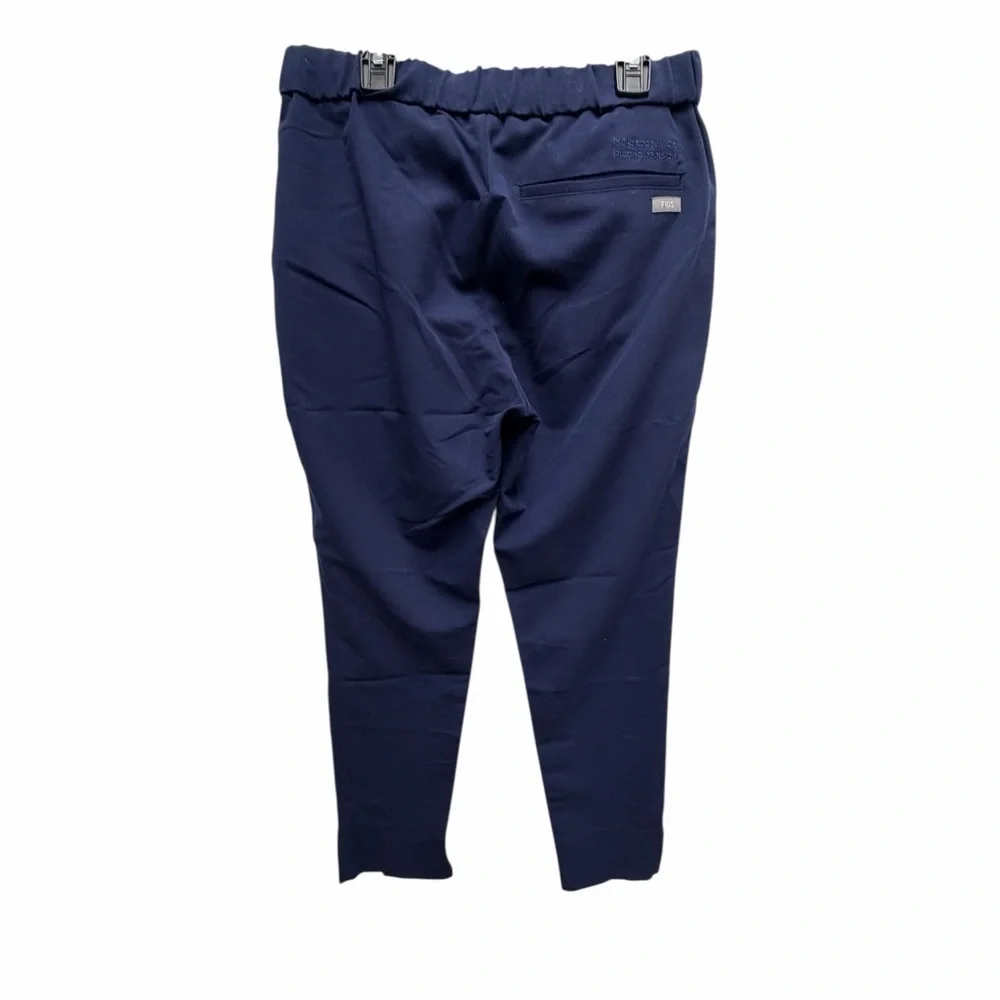 Figs Womens Dumay Skinny  Pants small Navy NWT